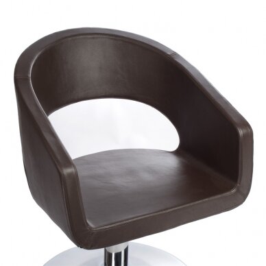 Kirpyklos kėdė PROFESSIONAL HAIRDRESSING CHAIR PAOLO BROWN 3