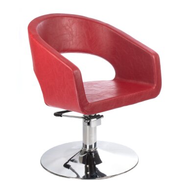 Kampaamotuoli PROFESSIONAL HAIRDRESSING CHAIR PAOLO RED Kampaamotuoli PROFESSIONAL HAIRDRESSING CHAIR PAOLO RED
