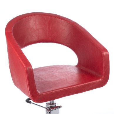 Kampaamotuoli PROFESSIONAL HAIRDRESSING CHAIR PAOLO RED 3 Kampaamotuoli PROFESSIONAL HAIRDRESSING CHAIR PAOLO RED 3