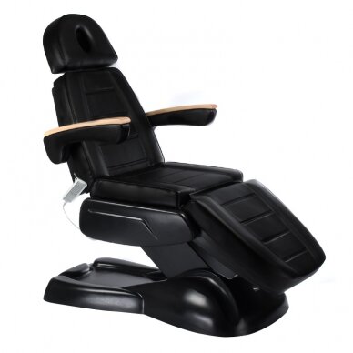 Kosmetoloģijas krēsls LUX 273B ELECTRIC ARMCHAIR 3 MOTOR BLACK