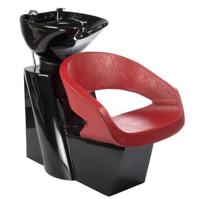 Friseur waschbecken PROFESSIONAL HAIRWASHER PAOLO RED Friseur waschbecken PROFESSIONAL HAIRWASHER PAOLO RED