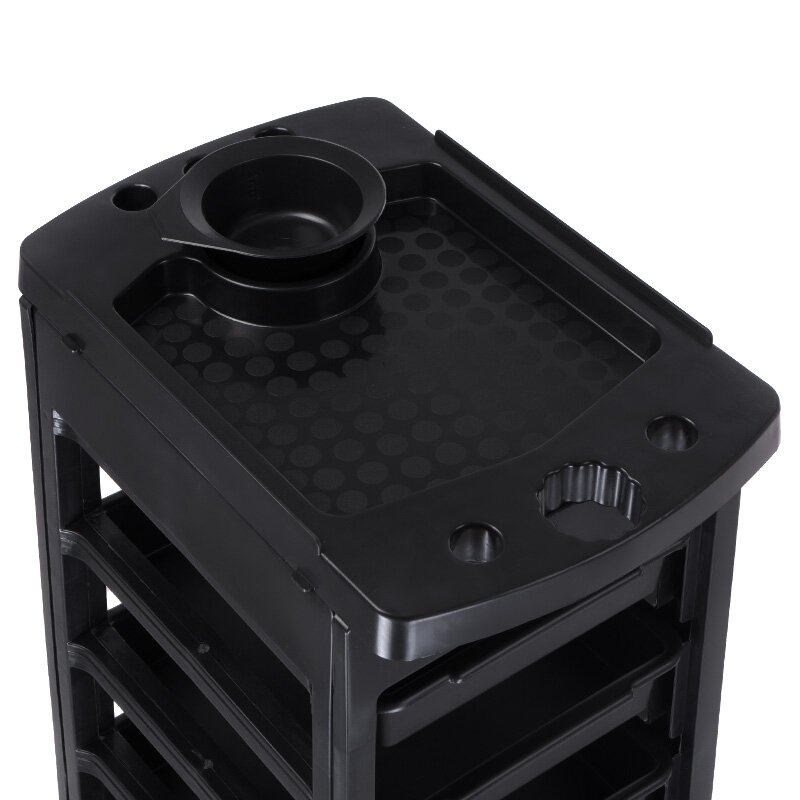 SET: Hairdressing trolley HAIRDRESSER HELPER PRACTIC BLACK (2 pcs.) 4