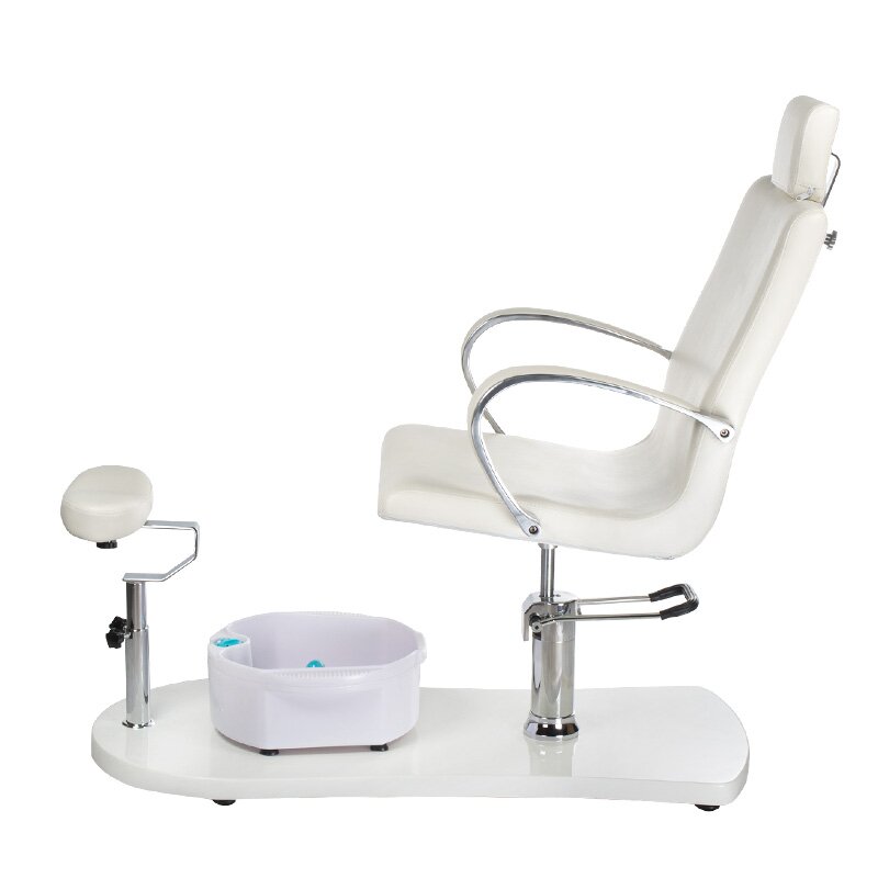 Pedikürestuhl mit Fußbad PEDICURE CHAIR PROFESSIONAL HYDRAULIC WHITE 4 Pedikürestuhl mit Fußbad PEDICURE CHAIR PROFESSIONAL HYDRAULIC WHITE 4