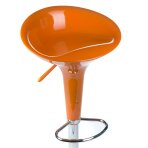 Барный стул AMBIANCE CHROME ORANGE