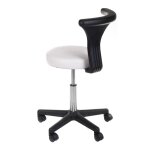 Kosmetologinė meistro kėdutė COSMETIC BEAUTY STOOL CH049 WHITE