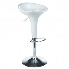 Bar stool AMBIANCE CHROME WHITE