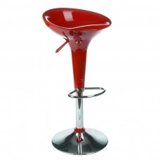 Bar stool AMBIANCE CHROME RED