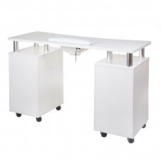 Biurko do manicure z pochłaniaczem MANICURE DESK PRACTIC WHITE