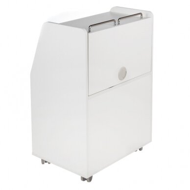 Kosmetologinis vežimėlis su integruotu UV sterilizatoriumi 601 WHITE 2
