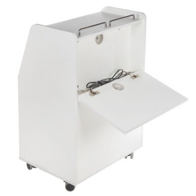 Cosmetology trolley with integrated UV steriliser 601 WHITE 3
