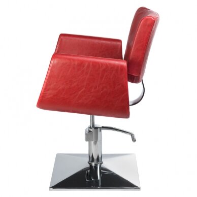 Hairdressing chair PROFESSIONAL HAIRDRESSING CHAIR VITO HELSINKI RED 1