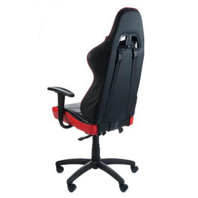 Office chair on wheels CorpoComfort BX-3700 Red 4
