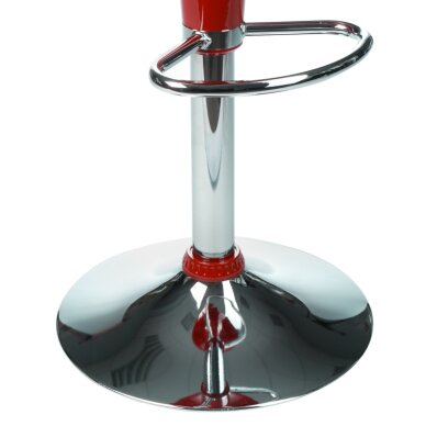 Bar stool AMBIANCE CHROME RED 2