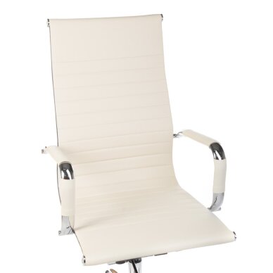 Biroja krēsls uz riteņiem CorpoComfort BX-2035 Cream 1