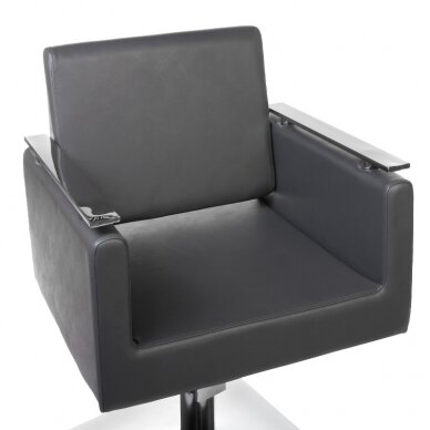 Frizieru krēsls PROFESSIONAL HAIRDRESSING CHAIR MILO ANKARA GREY 2