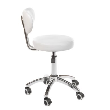 Beautician stool COSMETIC BEAUTY STOOL PRACTIC SKANDI WHITE 1 Beautician stool COSMETIC BEAUTY STOOL PRACTIC SKANDI WHITE 1