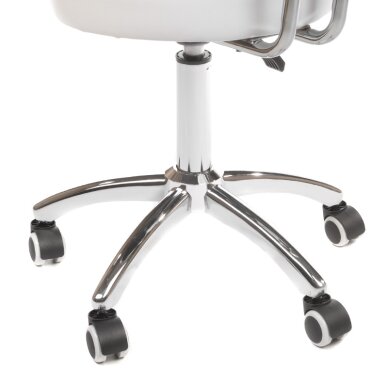 Beautician stool COSMETIC BEAUTY STOOL PRACTIC SKANDI WHITE 4 Beautician stool COSMETIC BEAUTY STOOL PRACTIC SKANDI WHITE 4