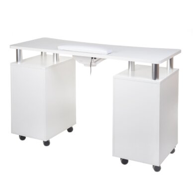 Маникюрный стол с пылесборником MANICURE DESK PRACTIC WHITE 1