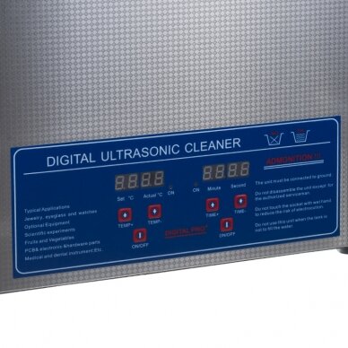 Ultraschallreinigungsgerät Pro Steel Ultra 19l 600W 1