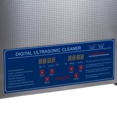Ultraheli puhastusseade Pro Steel Ultra 19l 600W 1