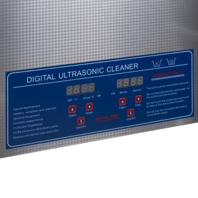Ultraschallreinigungsgerät Pro Steel Ultra 22l 600W 1