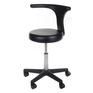 Beautician stool COSMETIC BEAUTY STOOL CH049 BLACK Beautician stool COSMETIC BEAUTY STOOL CH049 BLACK
