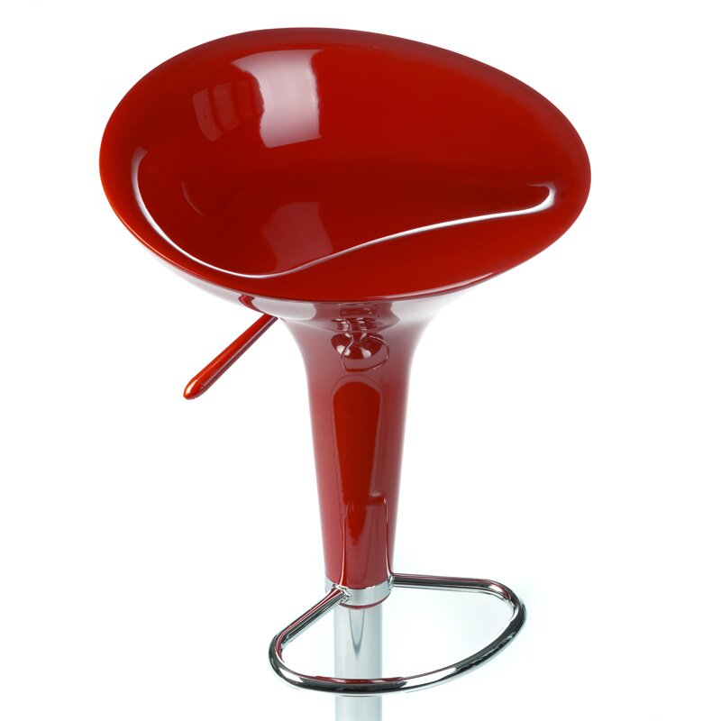 Bar stool AMBIANCE CHROME RED 1 Bar stool AMBIANCE CHROME RED 1