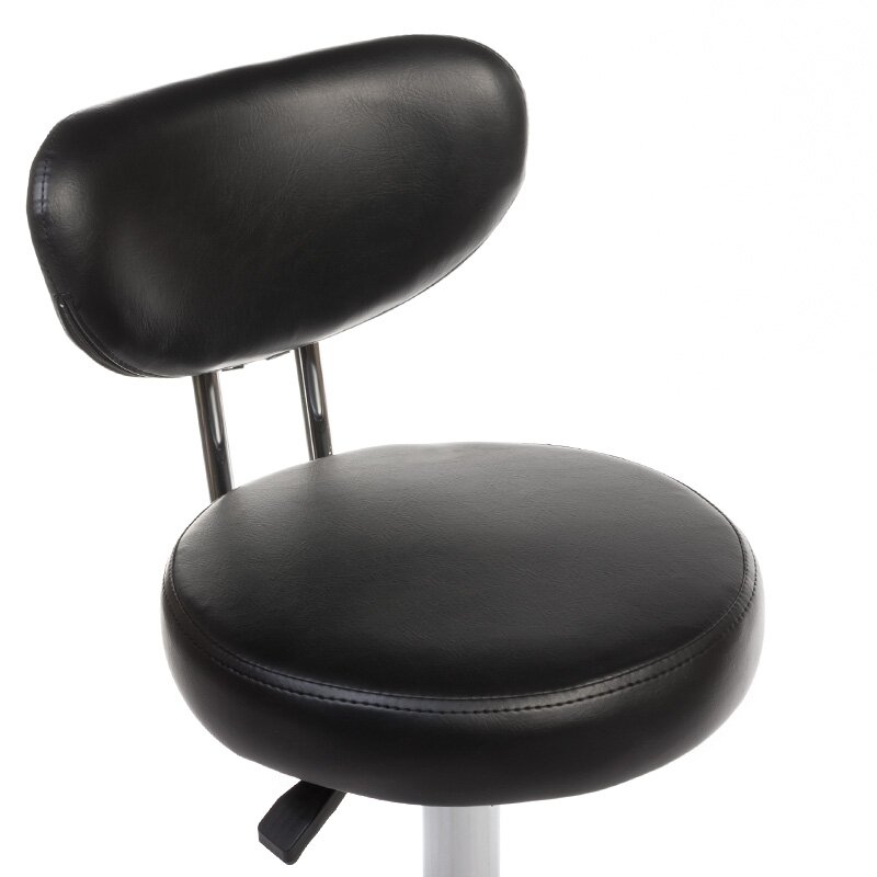 Kosmetologinė meistro kėdutė COSMETIC BEAUTY STOOL PRACTIC SKANDI BLACK 2 Kosmetologinė meistro kėdutė COSMETIC BEAUTY STOOL PRACTIC SKANDI BLACK 2