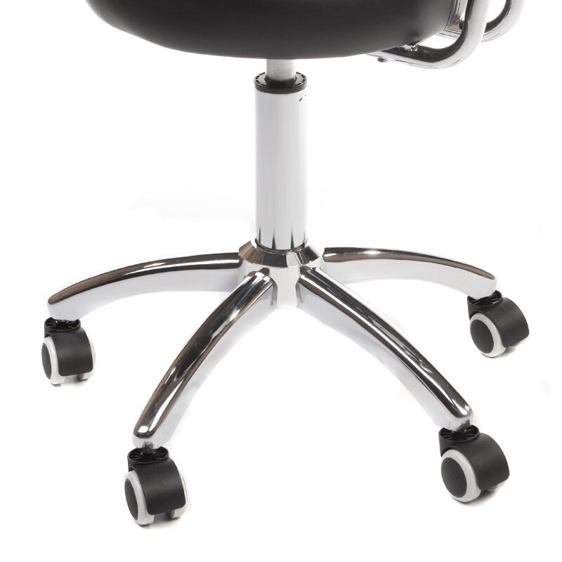 Kosmetologinė meistro kėdutė COSMETIC BEAUTY STOOL PRACTIC SKANDI BLACK 4 Kosmetologinė meistro kėdutė COSMETIC BEAUTY STOOL PRACTIC SKANDI BLACK 4