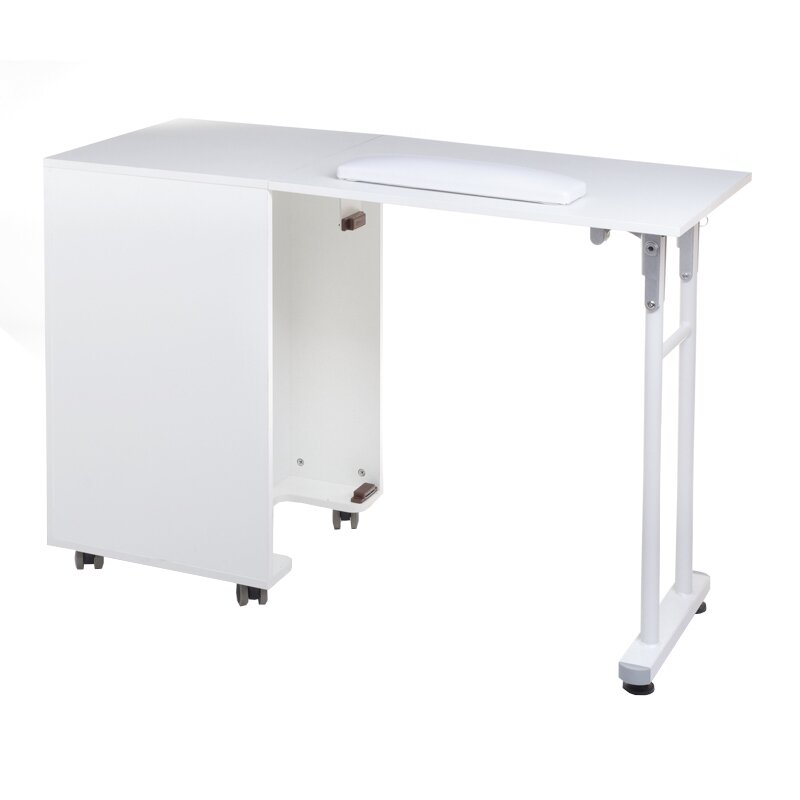 Kokkupandav kosmeetikalaud FOLDING MANICURE DESK 2IN1 WHITE 2 Kokkupandav kosmeetikalaud FOLDING MANICURE DESK 2IN1 WHITE 2