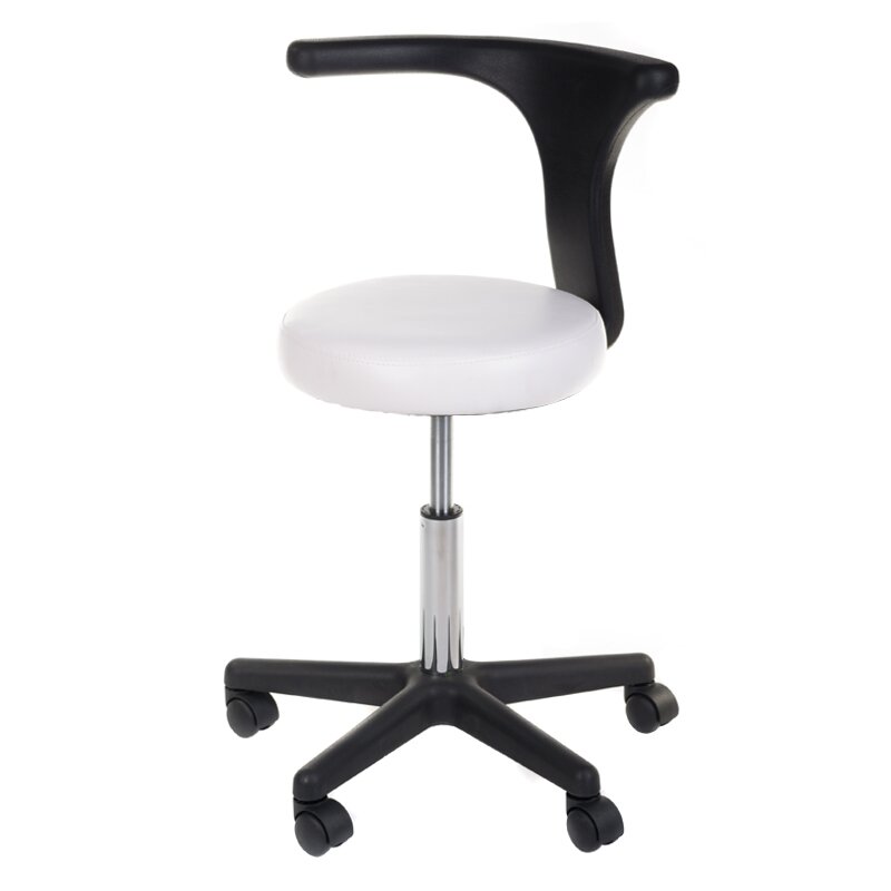 Taboret kosmetyczny COSMETIC BEAUTY STOOL CH049 WHITE Taboret kosmetyczny COSMETIC BEAUTY STOOL CH049 WHITE