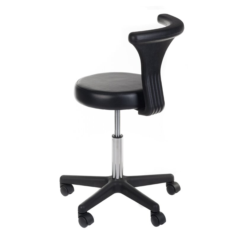 Beautician stool COSMETIC BEAUTY STOOL CH049 BLACK 2 Beautician stool COSMETIC BEAUTY STOOL CH049 BLACK 2