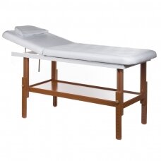 Stationary massage table PRO 8420 (White)