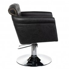 Frizieru krēsls PROFESSIONAL HAIRDRESSING CHAIR ALBERTO BERLIN BLACK