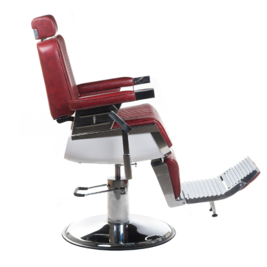 Fotel barberski Barber Chair Lumber Burgund 4