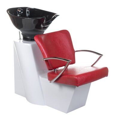 Friseur waschbecken PROFESSIONAL HAIRWASHER LIVIO BRUSSEL RED Friseur waschbecken PROFESSIONAL HAIRWASHER LIVIO BRUSSEL RED