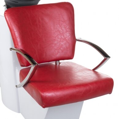 Hairdressing sink PROFESSIONAL HAIRWASHER LIVIO BRUSSEL RED 2