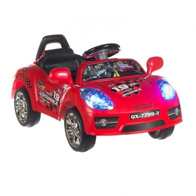 Vaikiška kirpyklos kėdė SPEED RED 2