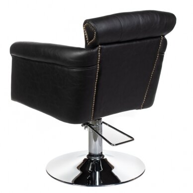 Frizieru krēsls PROFESSIONAL HAIRDRESSING CHAIR ALBERTO BERLIN BLACK 2