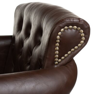Парикмахерское кресло PROFESSIONAL HAIRDRESSING CHAIR ALBERTO BERLIN BROWN 5 Парикмахерское кресло PROFESSIONAL HAIRDRESSING CHAIR ALBERTO BERLIN BROWN 5