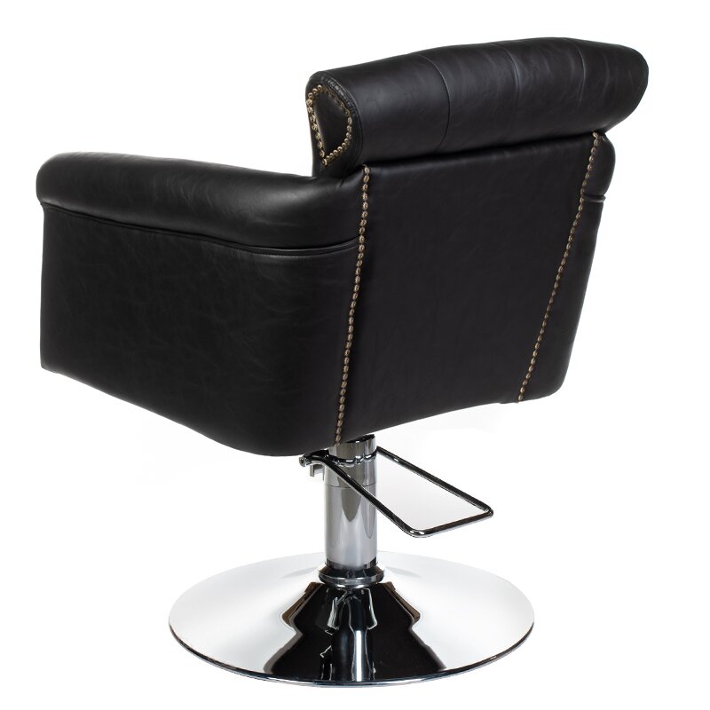 Friseurstuhl PROFESSIONAL HAIRDRESSING CHAIR ALBERTO BERLIN BLACK 2 Friseurstuhl PROFESSIONAL HAIRDRESSING CHAIR ALBERTO BERLIN BLACK 2