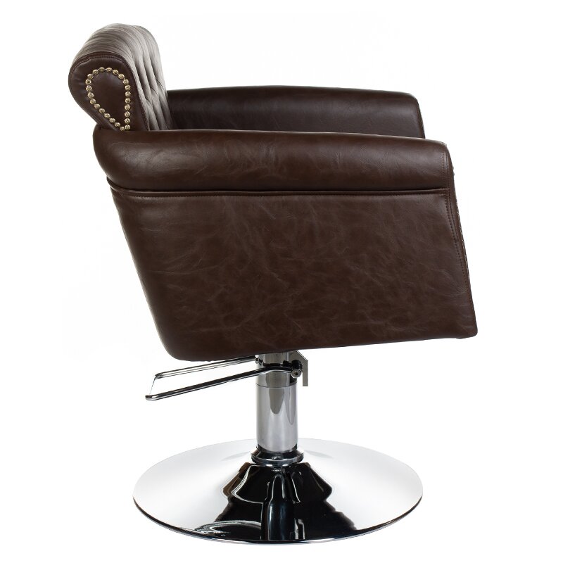 Парикмахерское кресло PROFESSIONAL HAIRDRESSING CHAIR ALBERTO BERLIN BROWN 1 Парикмахерское кресло PROFESSIONAL HAIRDRESSING CHAIR ALBERTO BERLIN BROWN 1