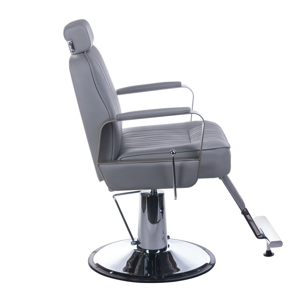 Parturintuoli PROFESSIONAL BARBER CHAIR HOMER LIGHT GREY 2 Parturintuoli PROFESSIONAL BARBER CHAIR HOMER LIGHT GREY 2