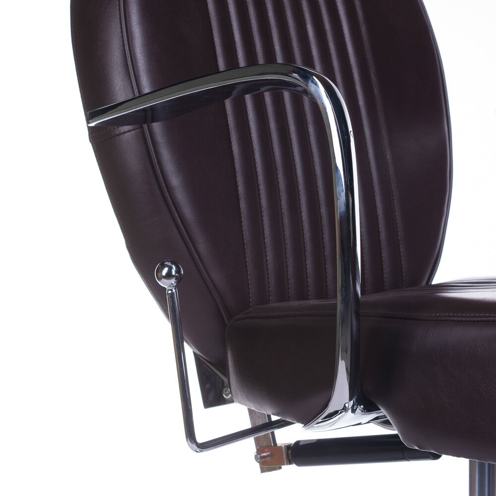 Krzesło barberski PROFESSIONAL BARBER CHAIR OLAF BROWN 6 Krzesło barberski PROFESSIONAL BARBER CHAIR OLAF BROWN 6
