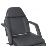 Kosmetologinis krėslas HYDRAULIC ARMCHAIR GREY