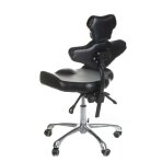 Beautician stool MIKA INKOO BLACK