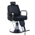 Frizieru krēsls PROFESSIONAL BARBER CHAIR HOMER BLACK