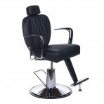Krzesło barberski PROFESSIONAL BARBER CHAIR OLAF BLACK