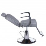 Krzesło barberski PROFESSIONAL BARBER CHAIR OLAF LIGHT GREY