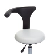 Kosmetologi jakkara COSMETIC PROFESSIONAL BEAUTY STOOL BDY915 WHITE